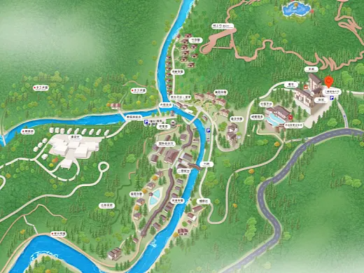 南浔结合景区手绘地图智慧导览和720全景技术，可以让景区更加“动”起来，为游客提供更加身临其境的导览体验。